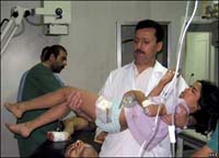 Wounded Palestinian Wounded Palestinian